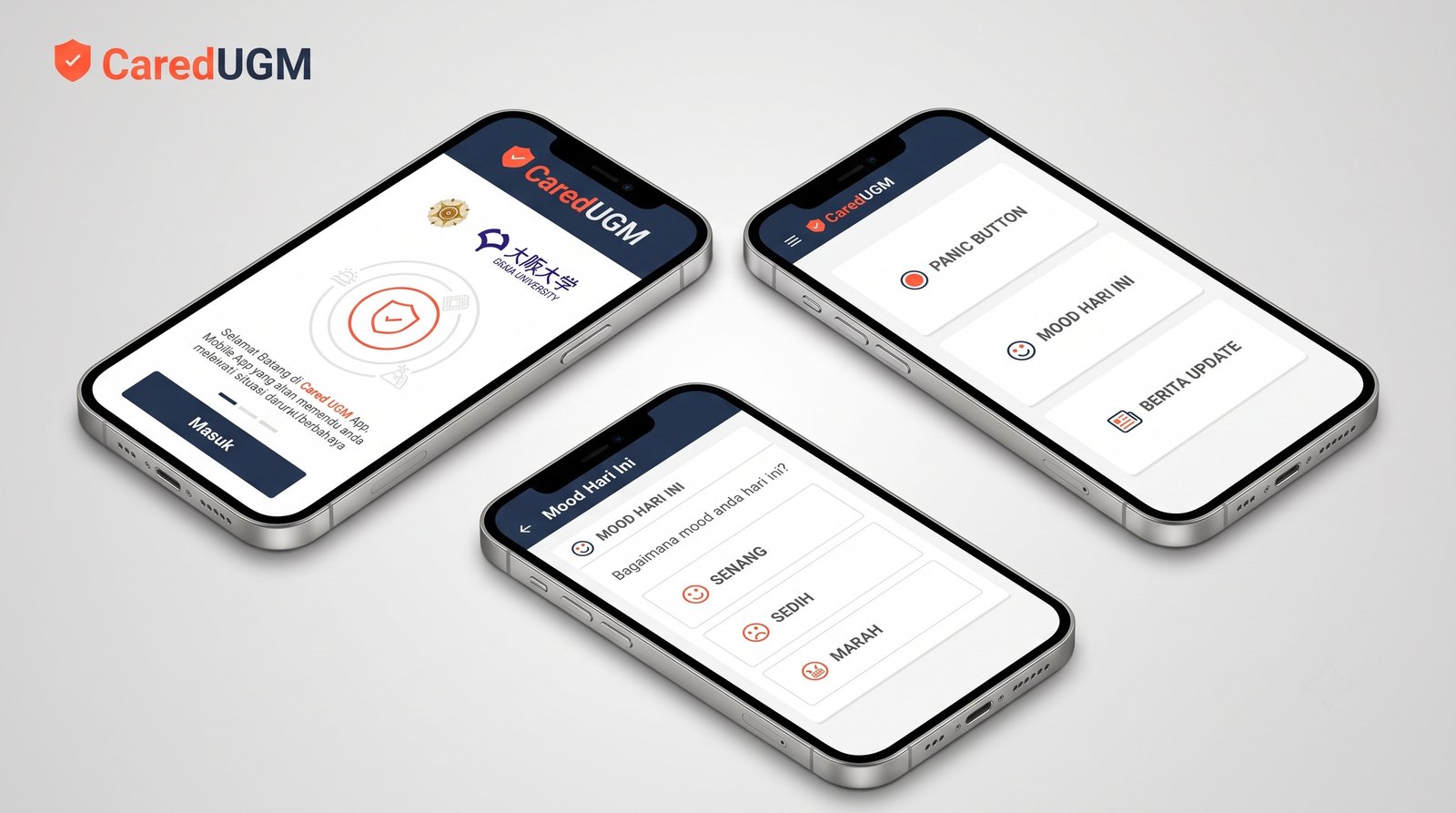 Cared UGM mobile app