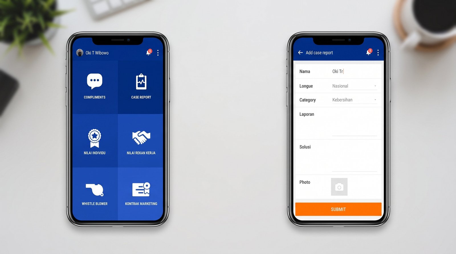 KPI Monitoring mobile app